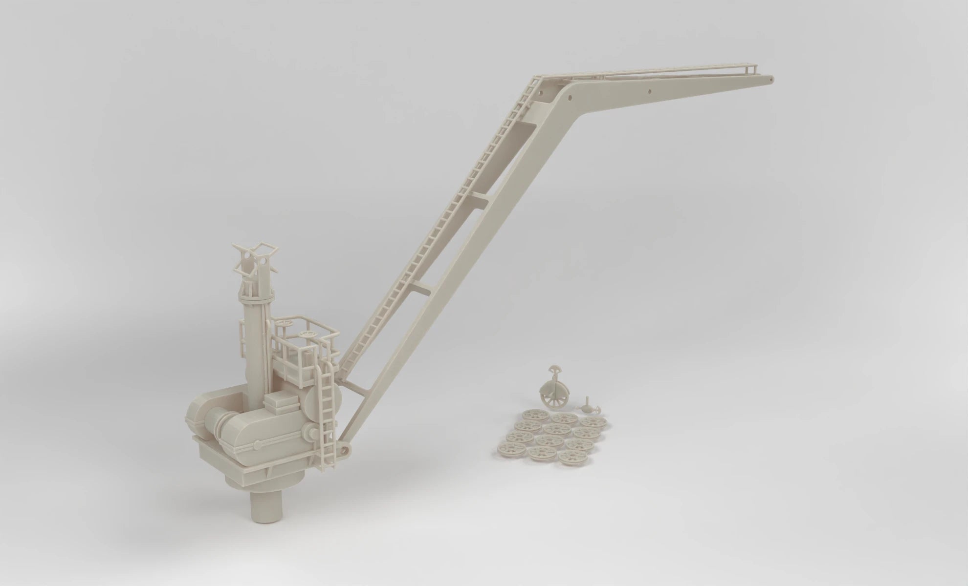1/32 DKM Prinz Eugen Seaplane Crane Set Protosoon – alternate view