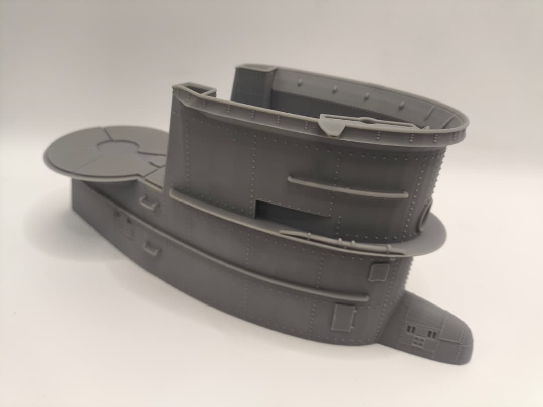 1/32 DKM U-Boot VII/C Conning Tower - distefan 3d print