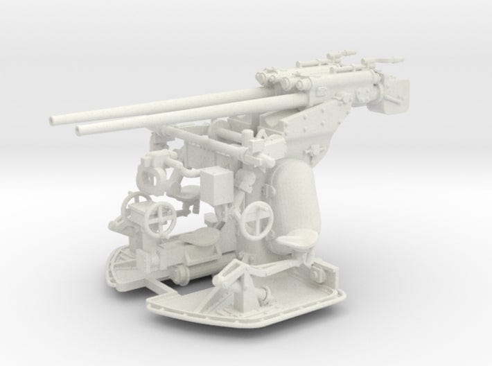 1/32 Germany 3.7cm/83 twin gun mounting - distefan 3d print