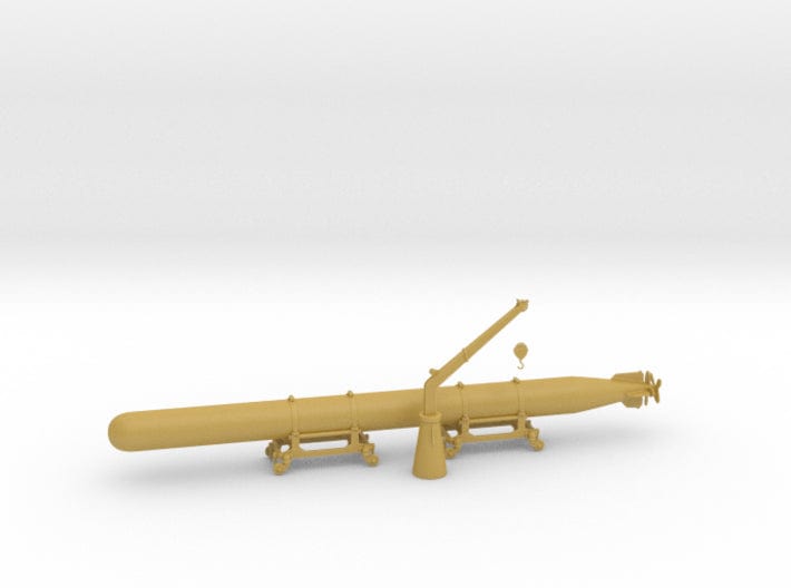 1/32 IJN type 93 long lance torpedo & crane - distefan 3d print