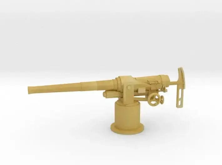 Upgrade Your Ship Model: 1/32 RN QF 12-Pounder (76.2mm) Deck Mount (Unpainted) - distefan 3d print
