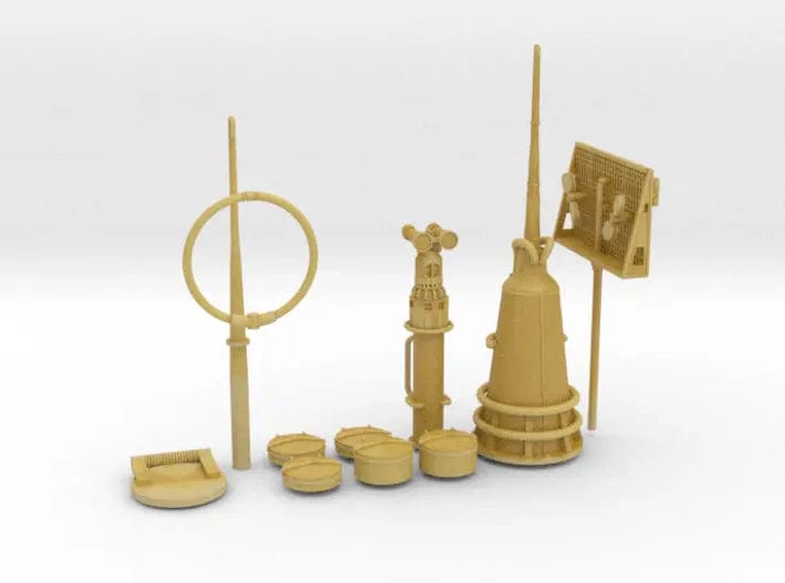 1/32 U-Boot U-441 conning tower detail Kit - distefan 3d print