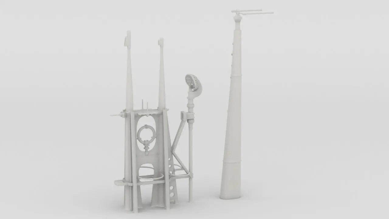 1/32 US Gato Conning Tower Details Set - distefan 3d print