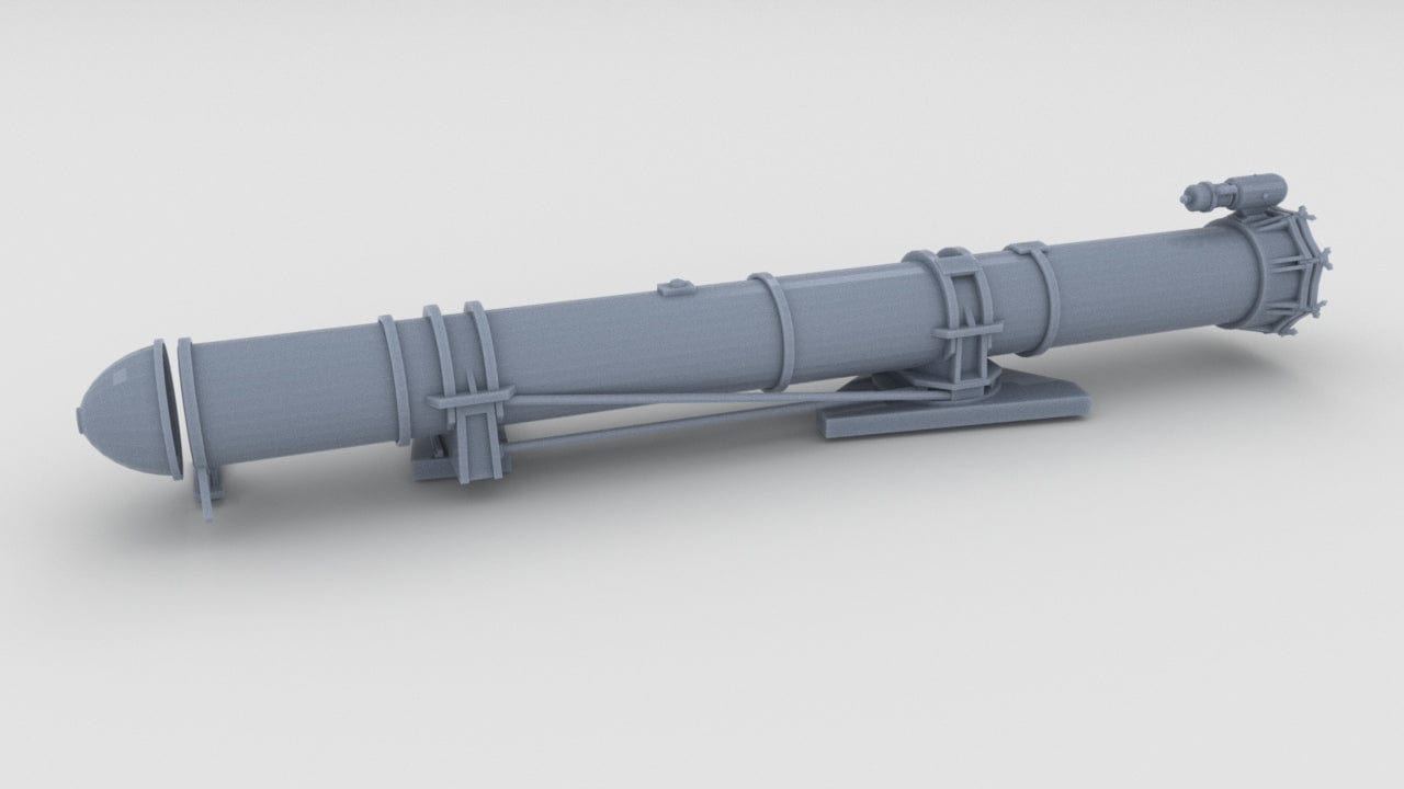 1/32 US PT Boat 109 Torpedo Tube Starboard - distefan 3d print