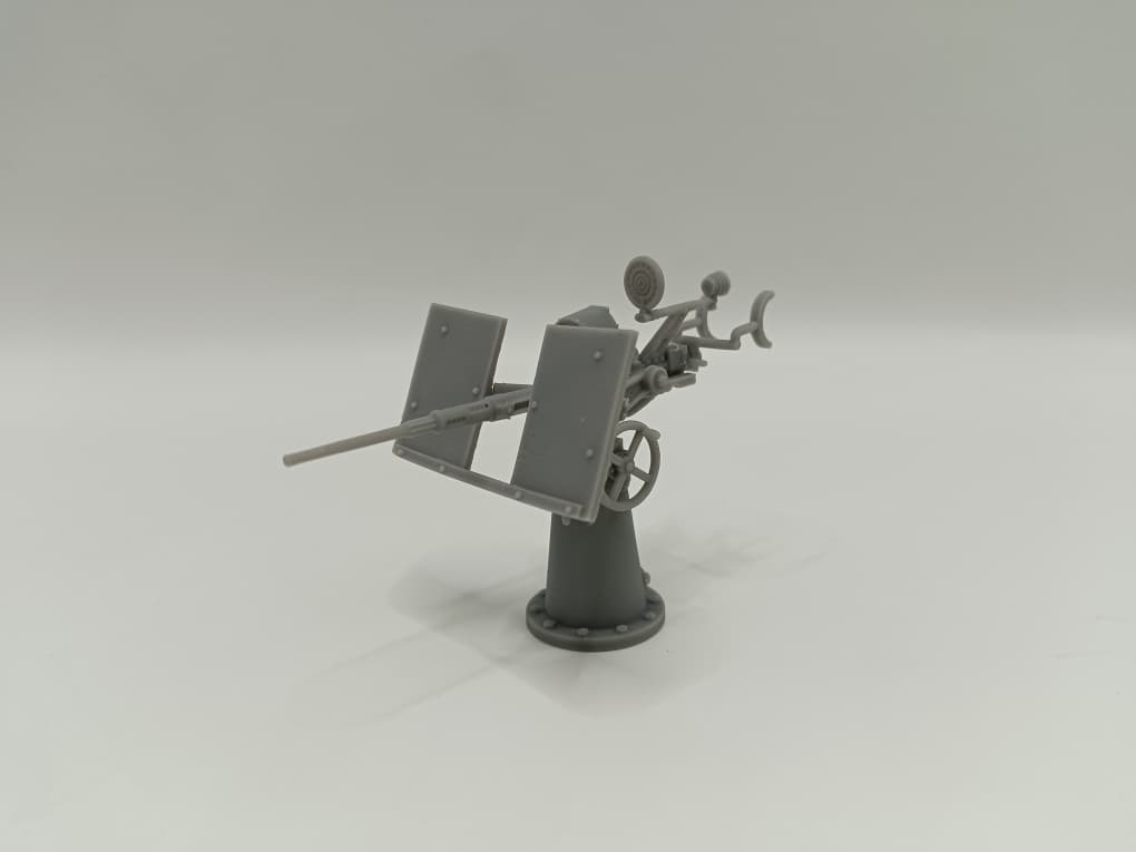 1/32 USN 20mm Single Oerlikon Mk4 w/ Shield - distefan 3d print – alternate view
