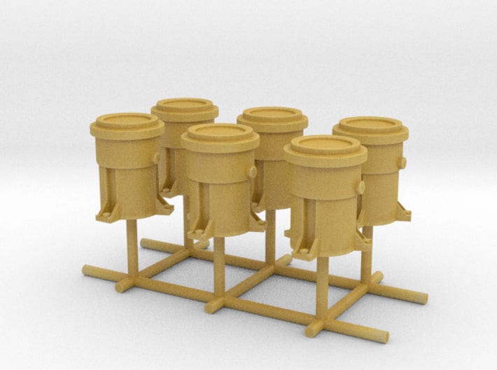 1/32 USN Gyro repeater set 6pcs - distefan 3d print