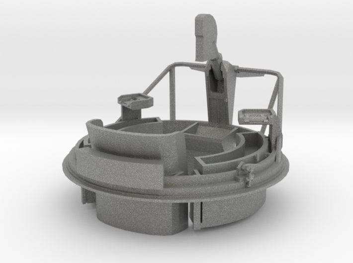 1/32 USN Pt Boat 109 - 0.50 gun mount forward - distefan 3d print