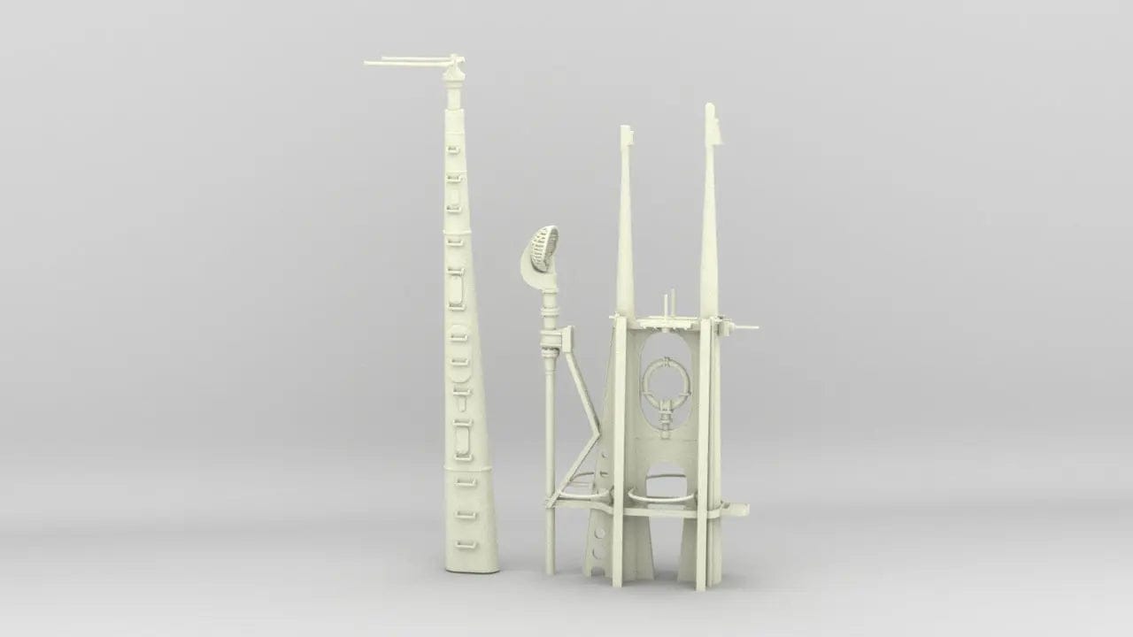 1/32 USS Gato Conning Tower Details Set - distefan 3d print