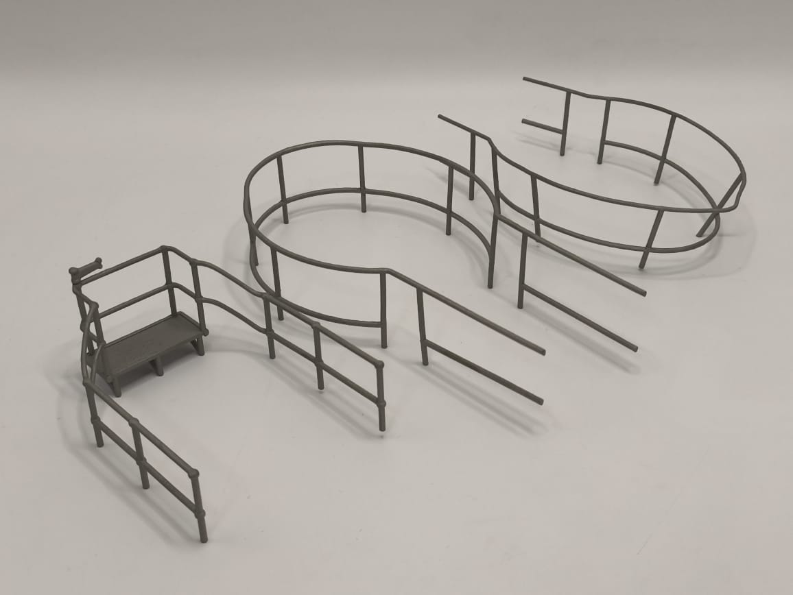 1/32 USS Gato Conning Tower Railing Set (3pcs) Protosoon