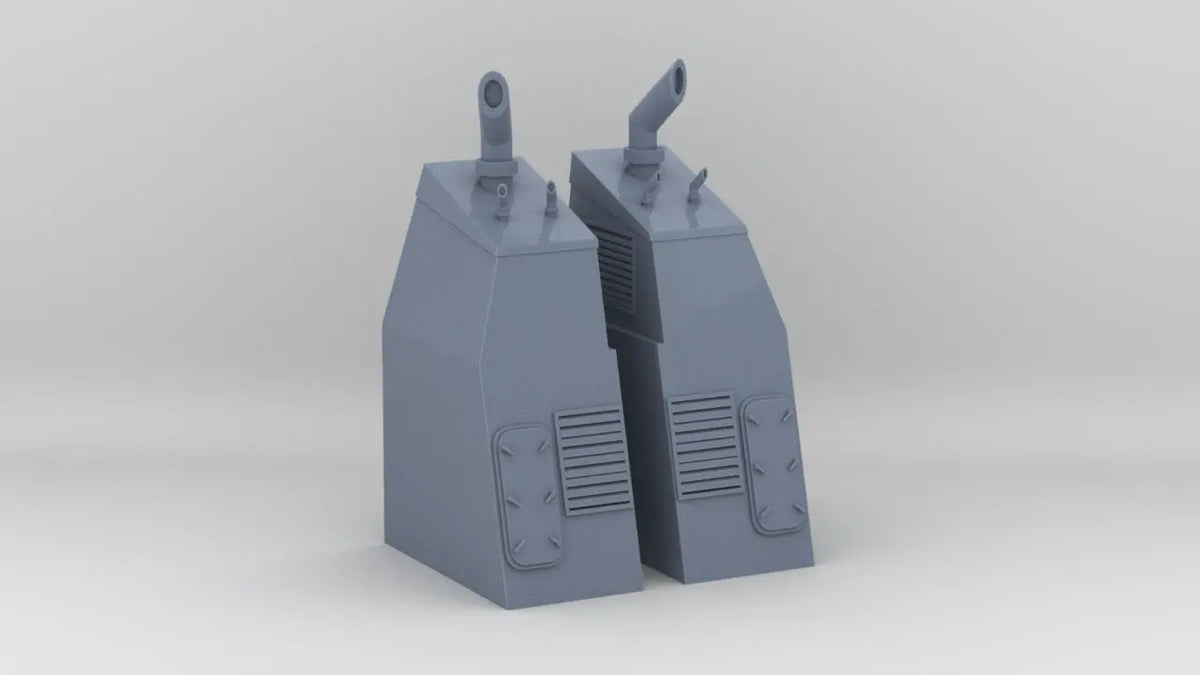 1/32 YTB Tugboat Stack House Set (2pcs) - distefan 3d print