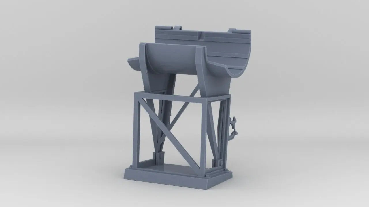 1/35 DKM Depth Charge Rack Port - distefan 3d print