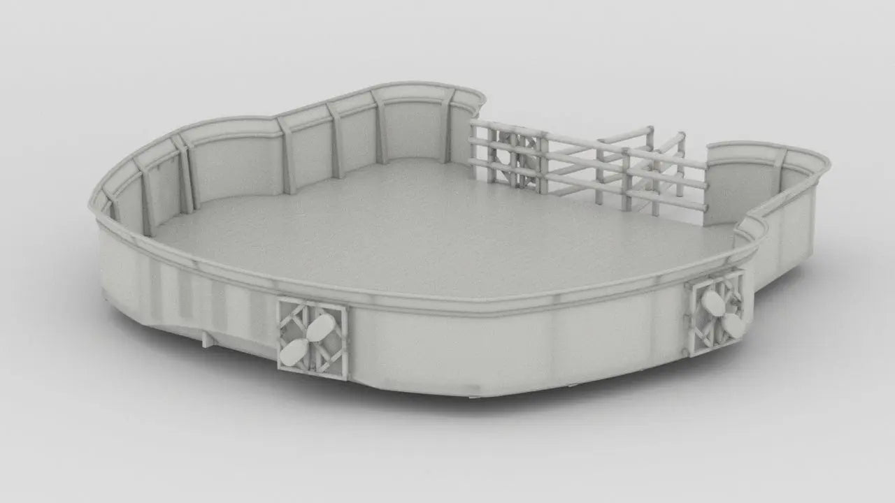 1/35 DKM Scharnhorst Admiral's Bridge 1 - distefan 3d print