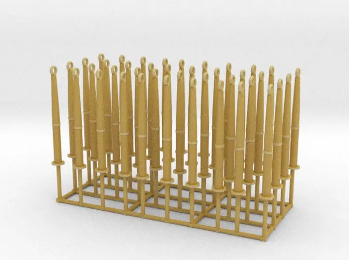 1/35 DKM Schnellboot S100 deck handrails set - distefan 3d print