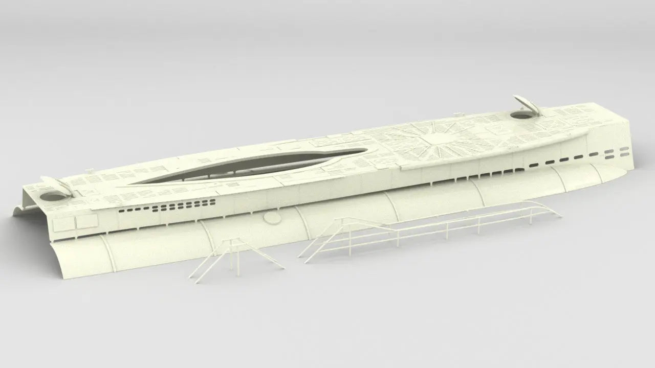 1/35 DKM U-Boot VII/C Conning Hull-Deck Kit Protosoon
