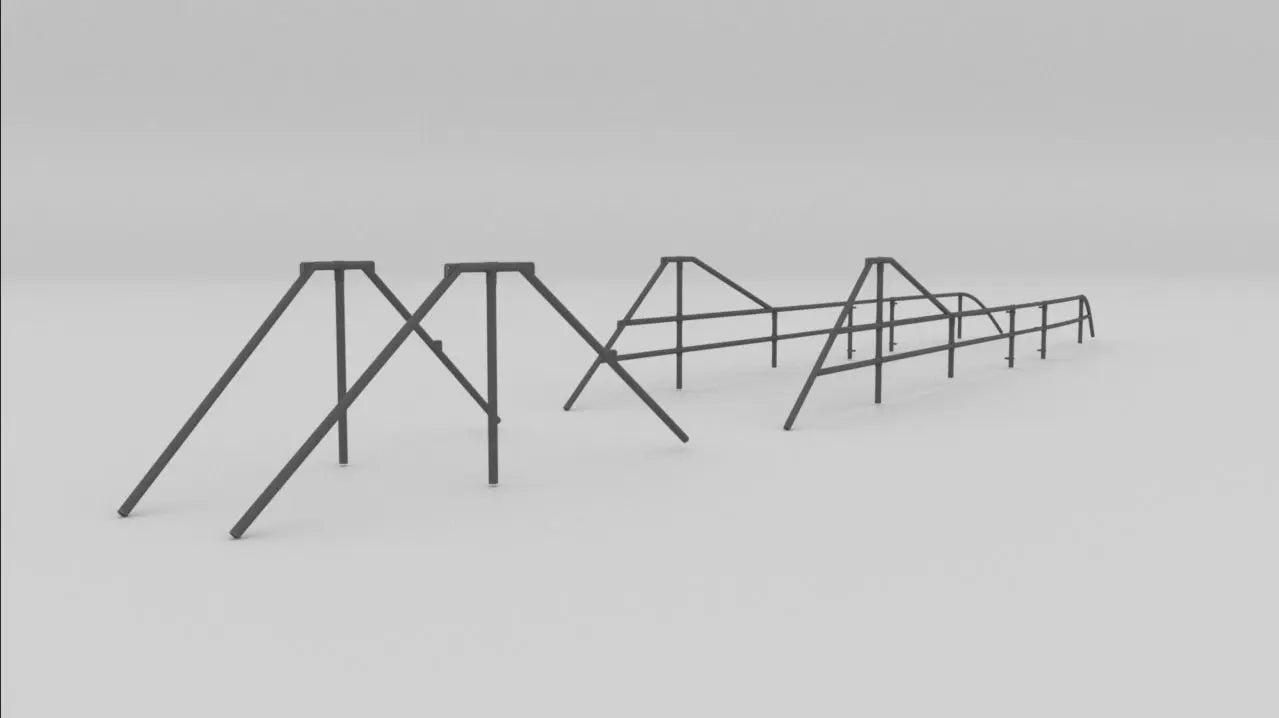1/35 DKM Uboot VIIC Hull Deck Railing Set 3dspro