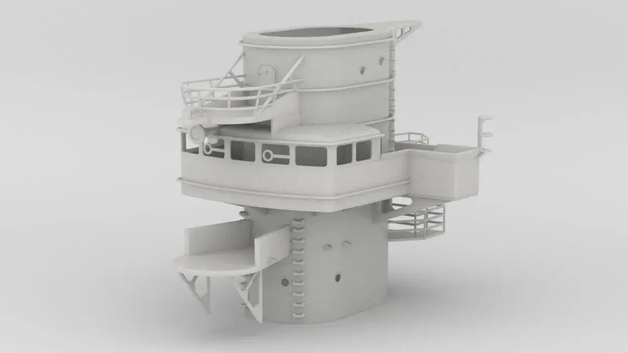 1/35 DKM Scharnhorst Admiral's Bridge 2 - distefan 3d print