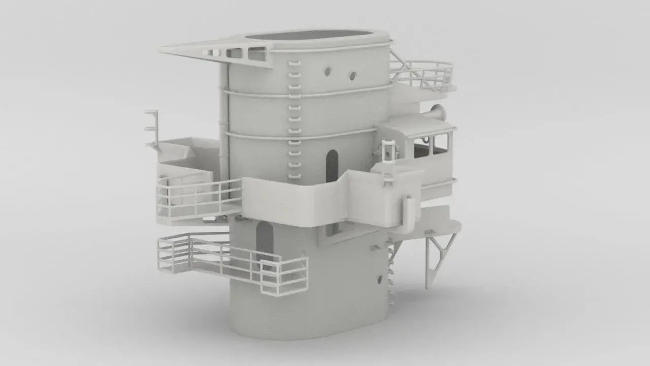 1/35 DKM Scharnhorst Admiral's Bridge 2 - distefan 3d print