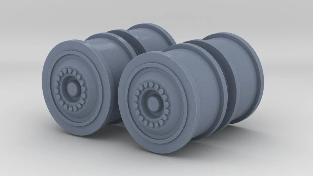 1/35 Hydra Schmidt Roadster Rim Rear Set (4pcs) Protosoon