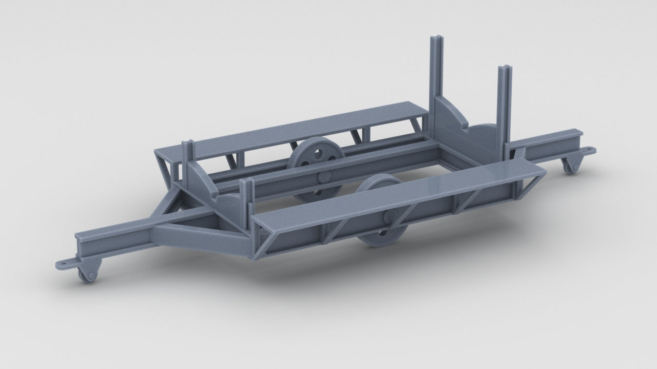 1/35 IJN Kawanishi N1K1 Kyofu Trailer - distefan 3d print