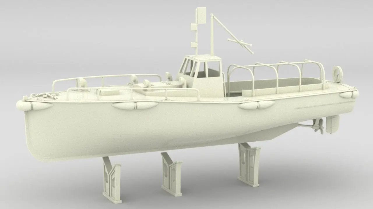 1/35 IJN Motorboat Cutter 11m 60hp - distefan 3d print