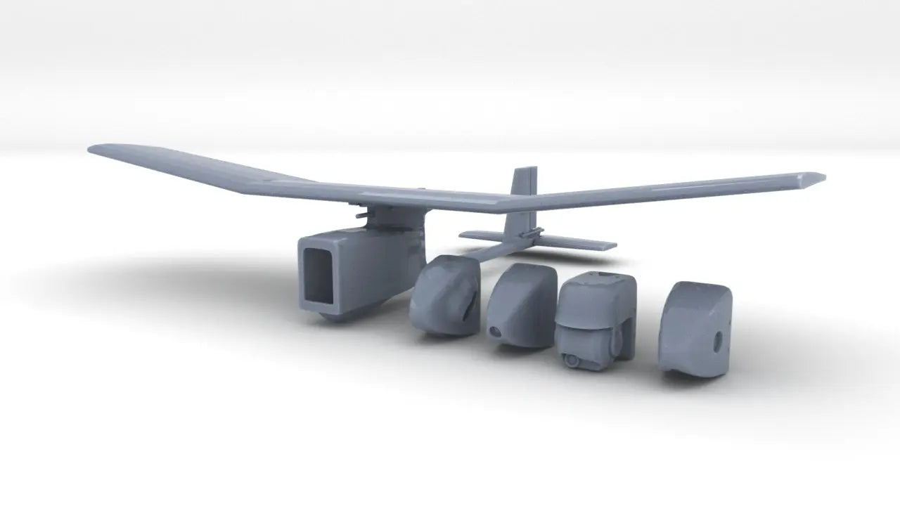 1/35 RQ-11 Raven Drone Set Resin3Dinteractive