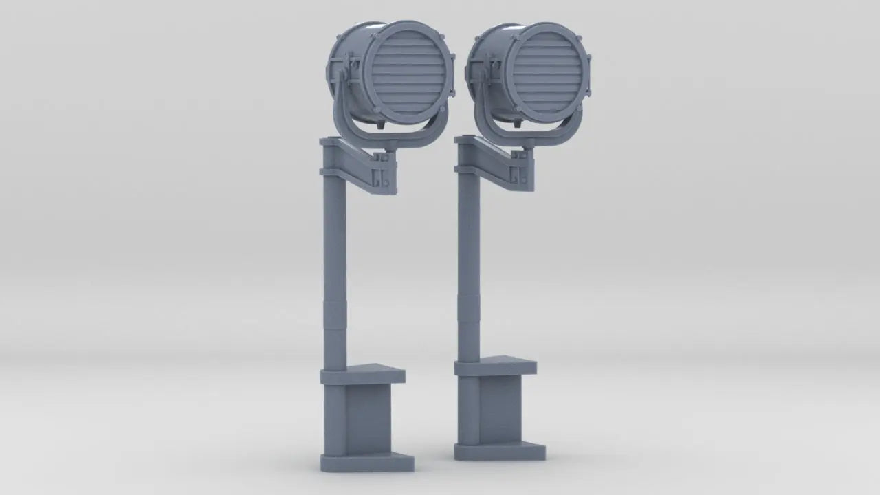 1/35 USN 12-inch Signal Searchlight v2 Set (2pcs) Resin3Dinteractive