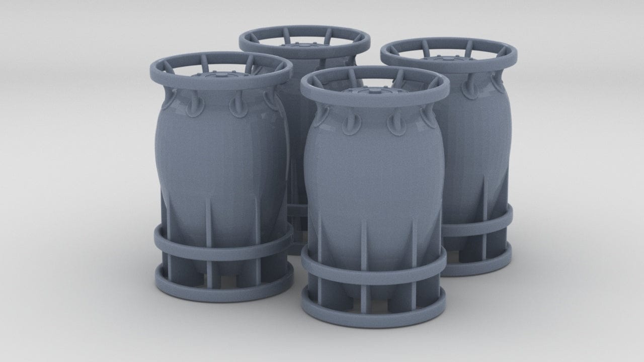 1/35 USN 200lb Depth Charges Mk9 Set (4pcs) - distefan 3d print