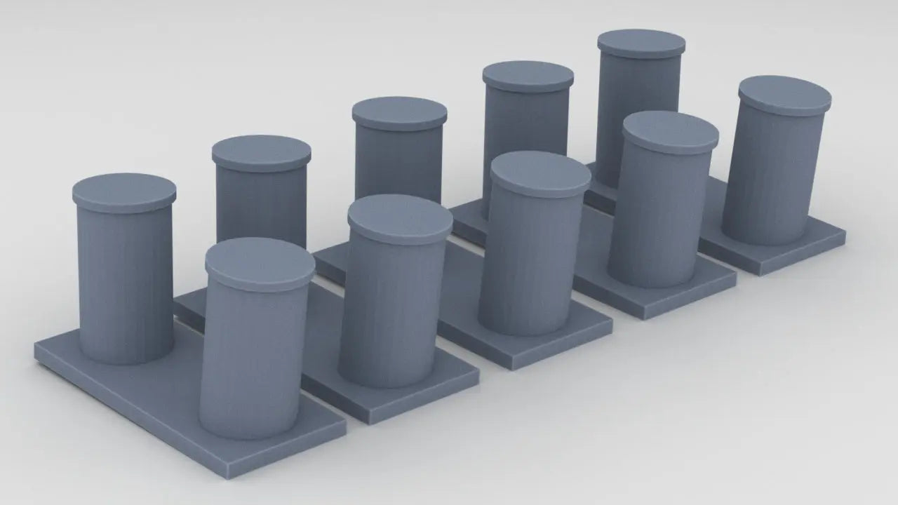 1/35 USN Destroyer Bollard Port Set (5pcs) Protosoon