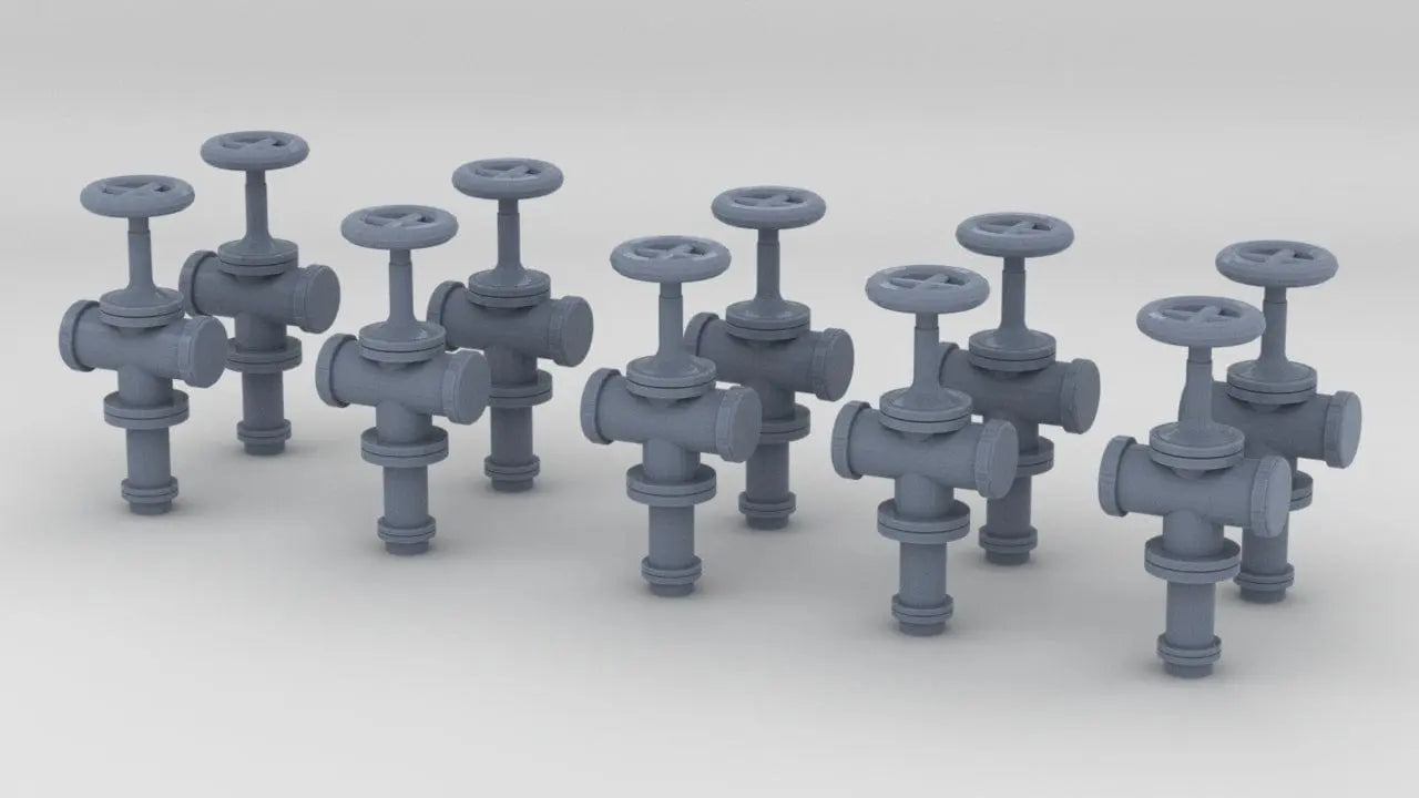 1/35 USN Fire Plug Set (10pcs) - distefan 3d print