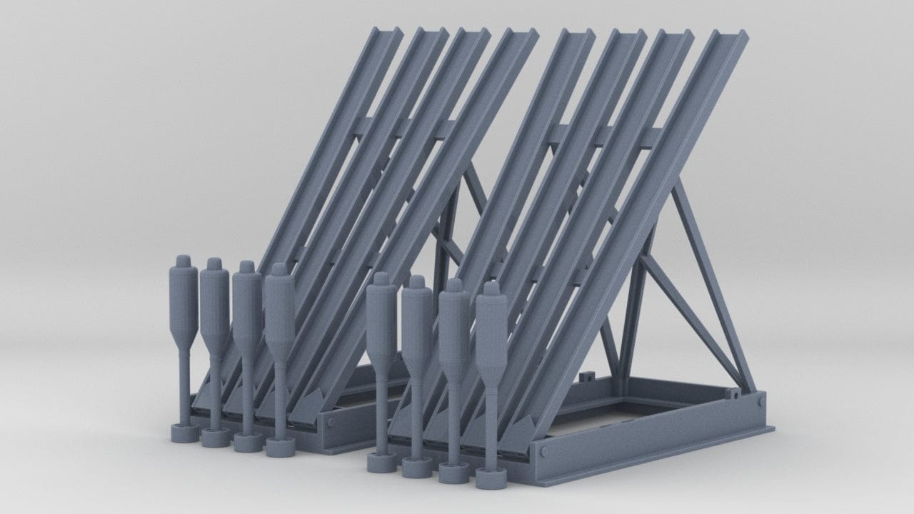 1/35 USN Mousetrap Launcher Mk20 Set (2pcs) - distefan 3d print
