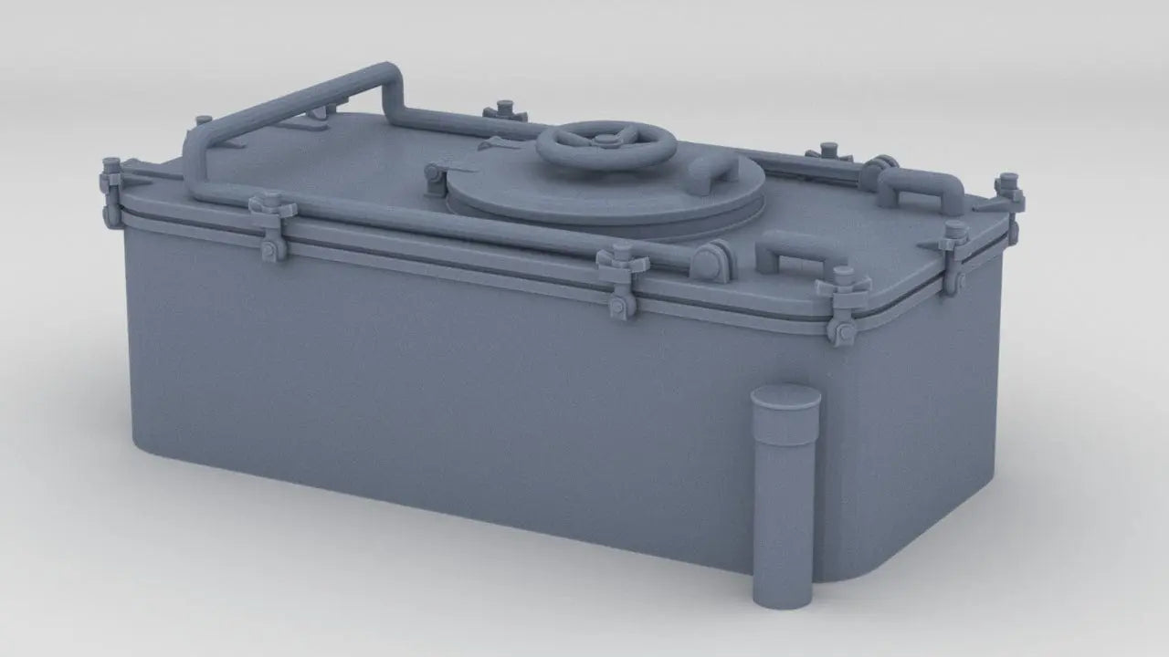 1/35 USS Fletcher Foredeck Deck Hatch - distefan 3d print