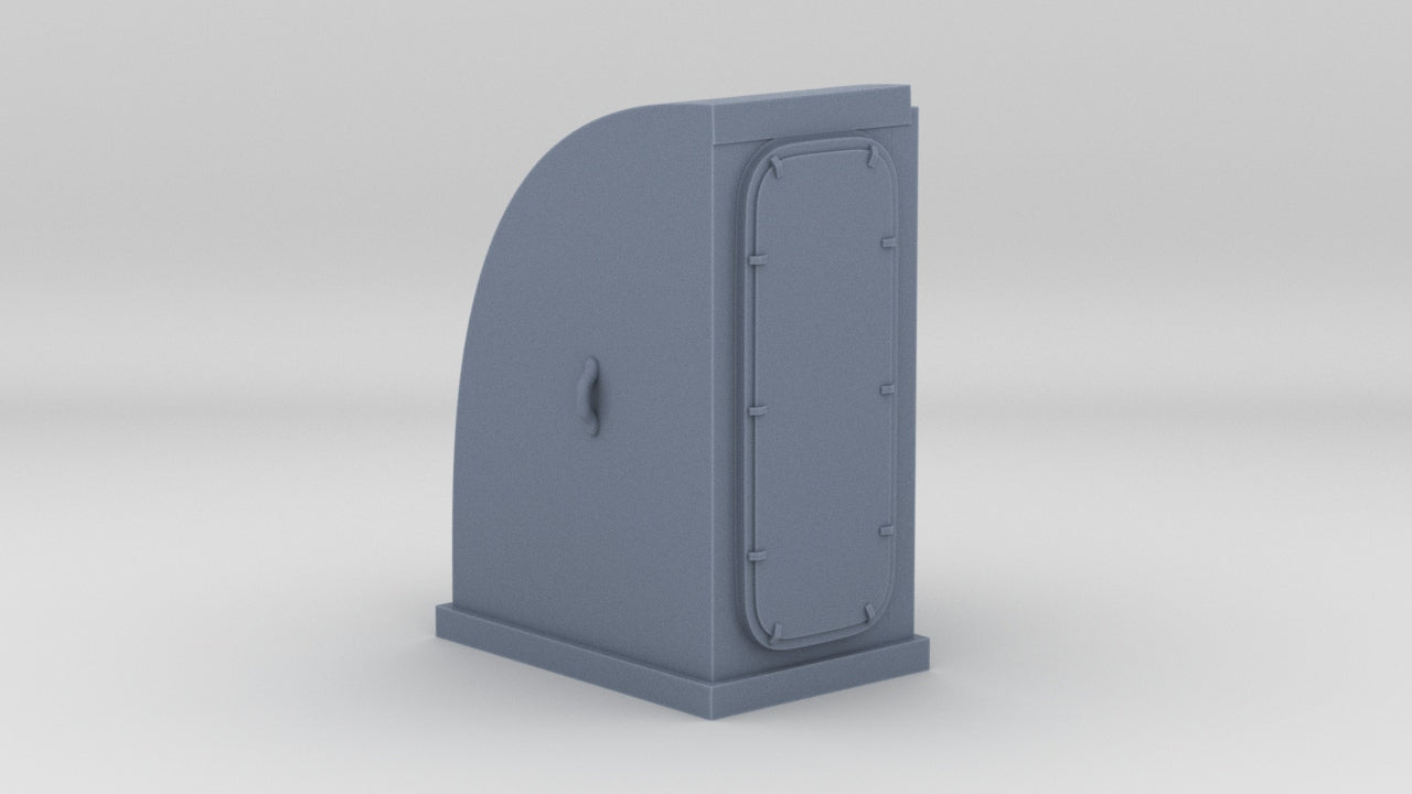 1/35 USS Sub Chaser Hull Aft Deck Hatch - distefan 3d print
