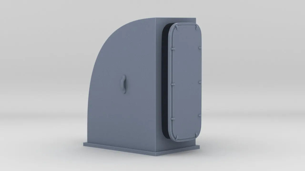 1/35 USS Sub Chaser Hull Aft Deck Hatch - distefan 3d print