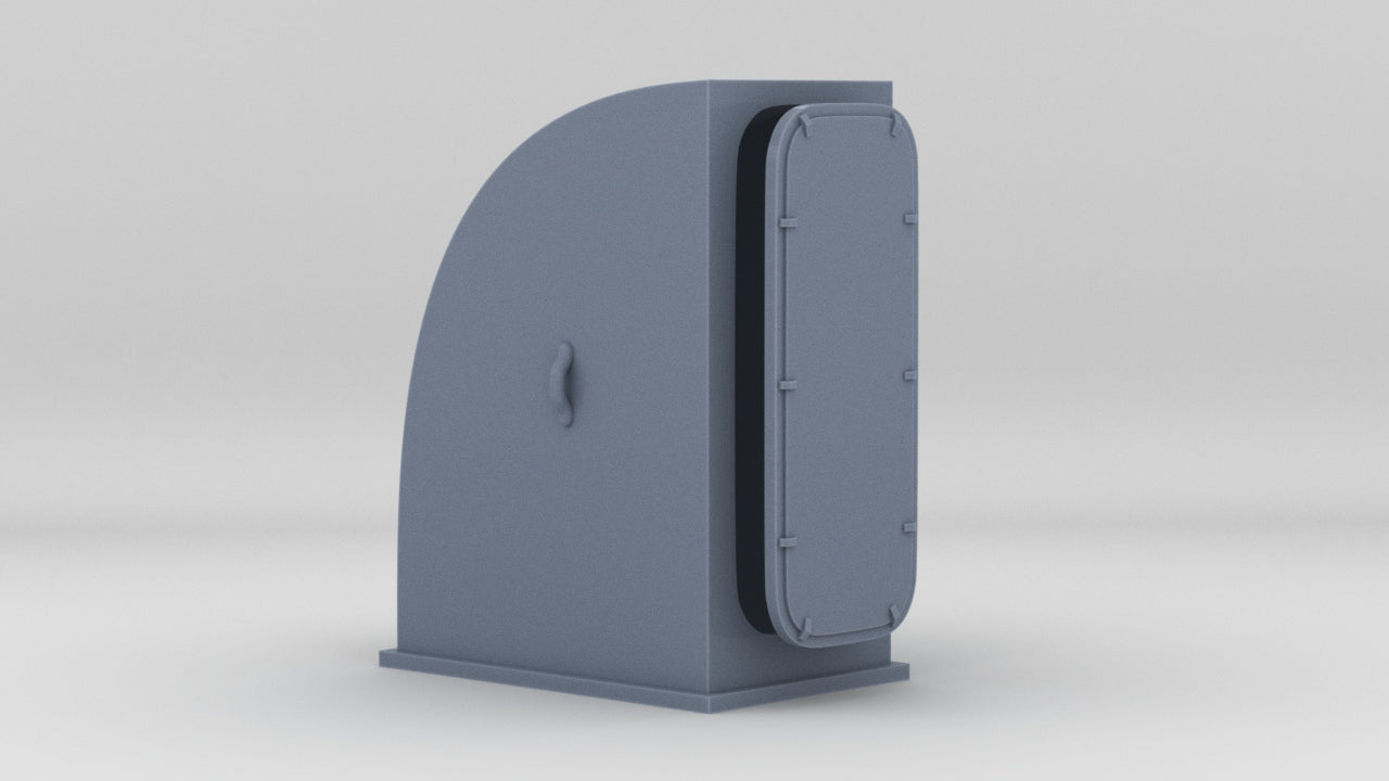 1/35 USS Sub Chaser Hull Aft Deck Hatch - distefan 3d print