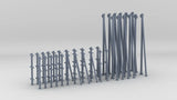 1/35 USS Sub Chaser Hull Deck Handrails Set (34pcs)
