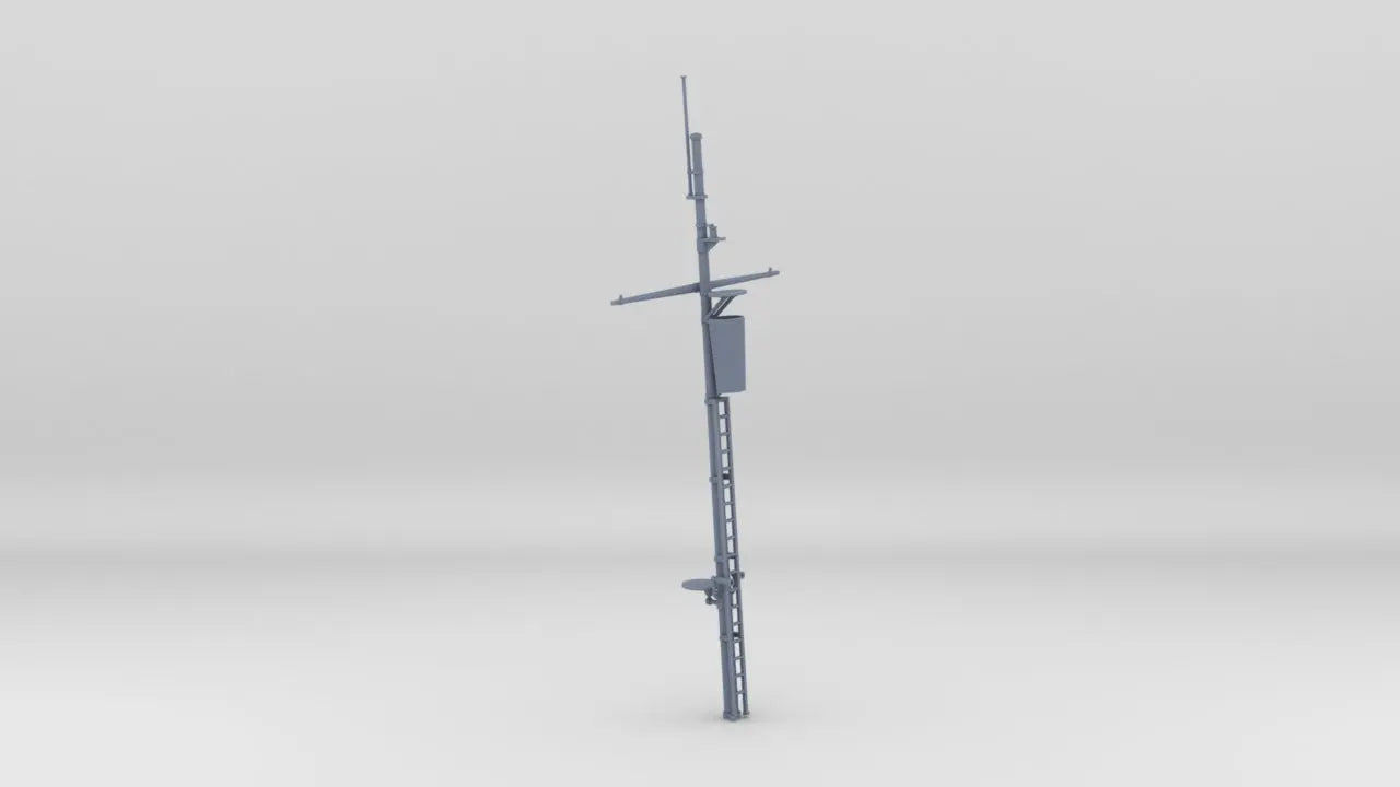 1/35 USS Sub Chaser Main Mast - distefan 3d print