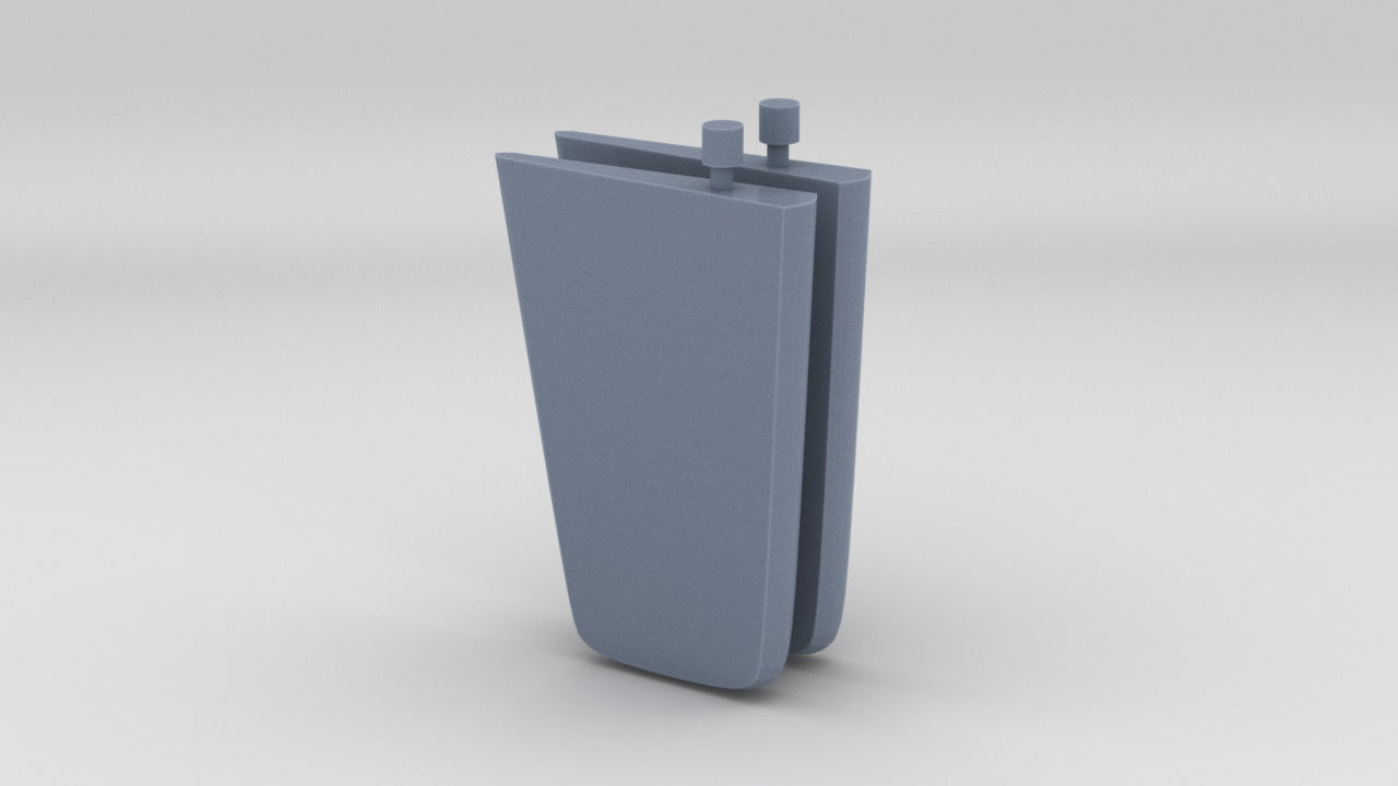 1/35 USS Sub Chaser Rudder Set (2pcs) - distefan 3d print
