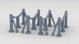 1/35 USS Sub Chaser Whaleboat Cradles Set (4pcs)