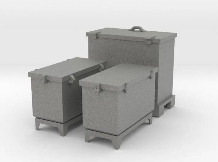 1/35 USS Sub Chaser bridge 20mm storage box set - distefan 3d print