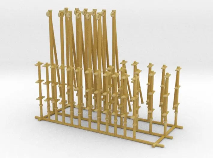 1/35 USS Sub Chaser Hull Deck Handrails SET - distefan 3d print