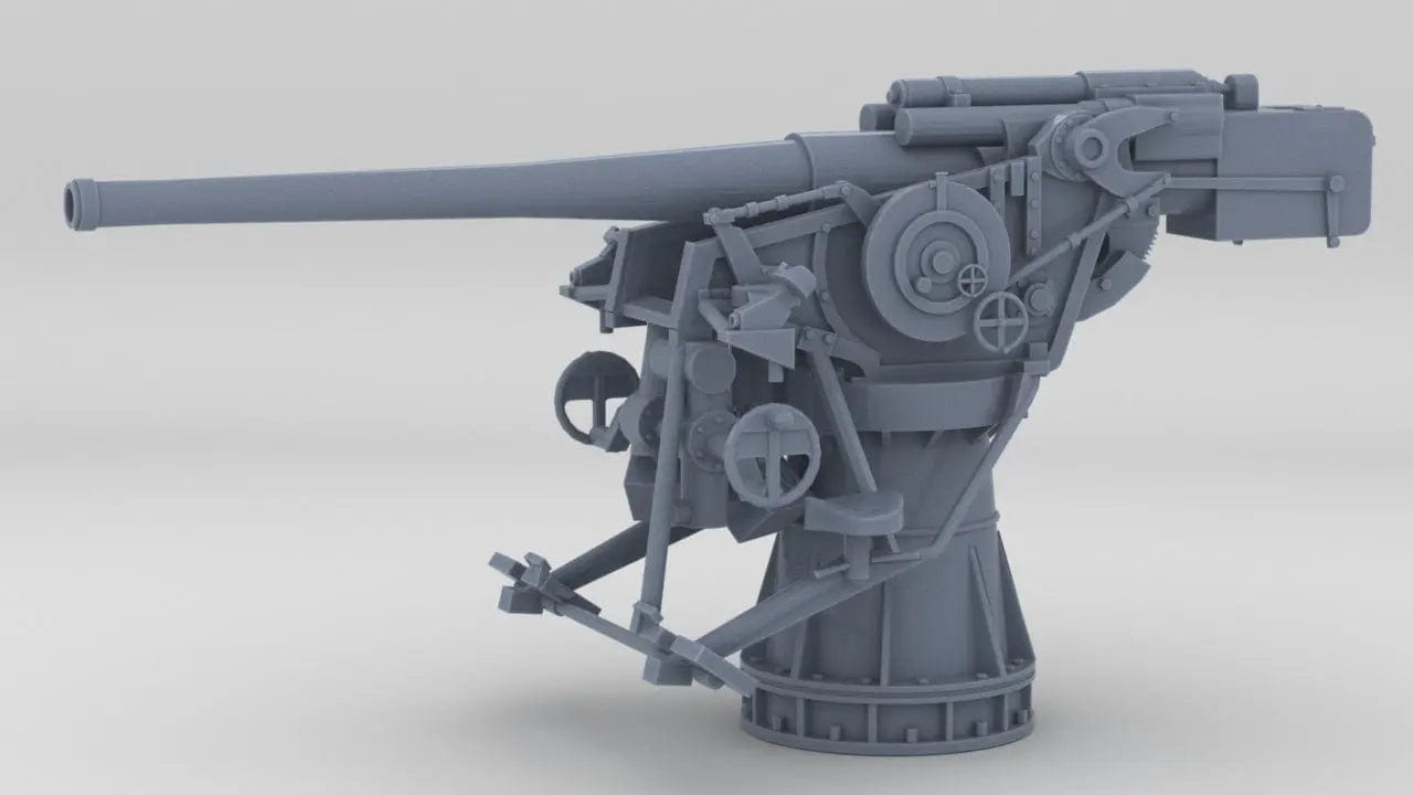 1/35 DKM 10.5 cm/45 (4.1in) SK C/32 Gun - distefan 3d print