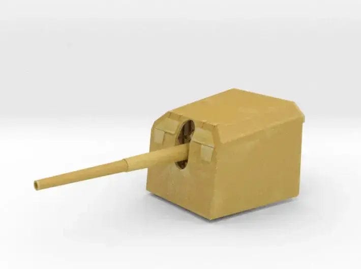 1/35 DKM 12.7cm (5in) SK C/34 naval turret shielded - distefan 3d 