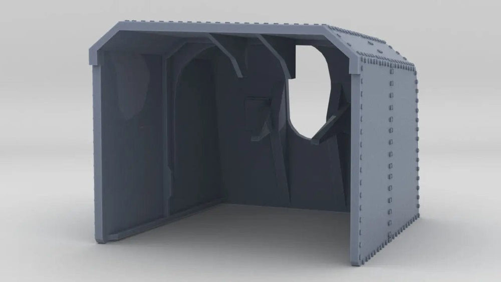 1/35 DKM 12.7cm (5in) SK/C34 Naval Gun Shield - distefan 3d print