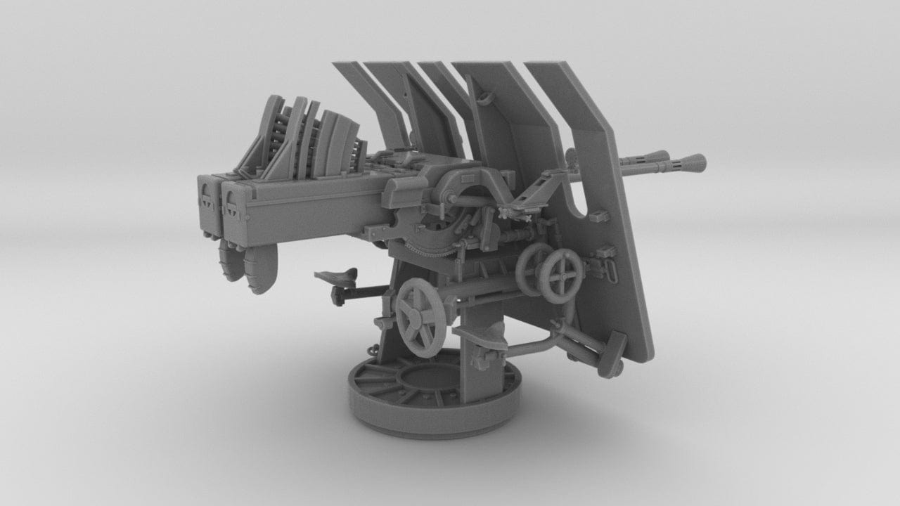1/35 DKM 3.7cm Flak M42 on LM42U Twin Mount - distefan 3d print