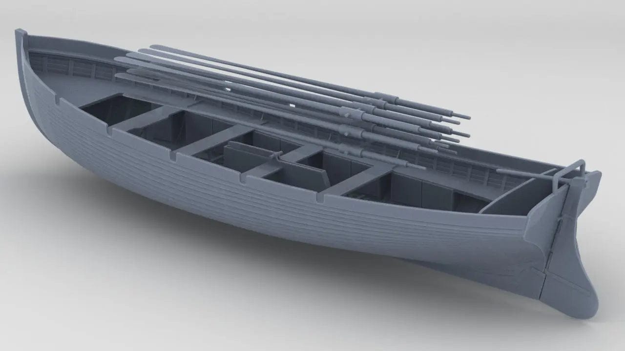 1/35 DKM 7.5m Boat Set - distefan 3d print