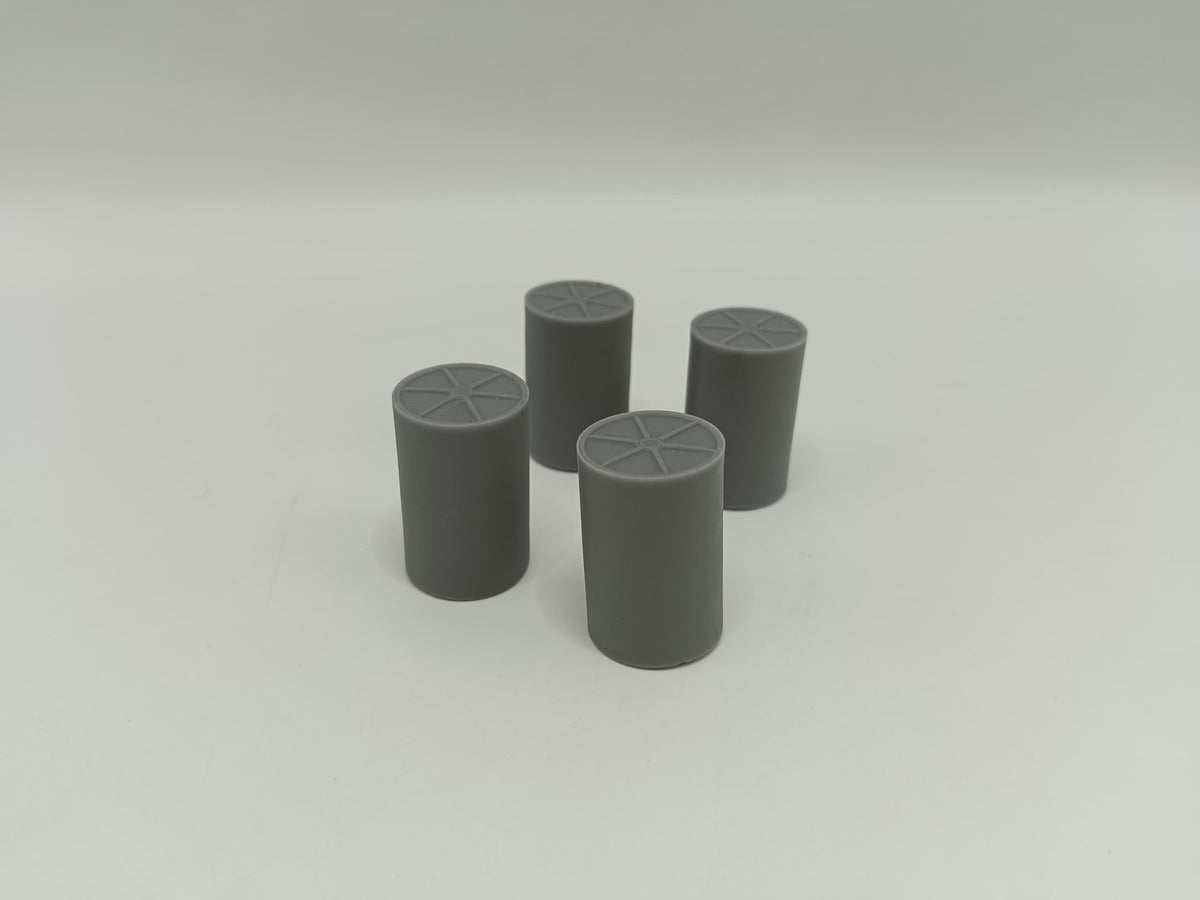 1/35 DKM Depth Charge (Wasserbombe) Set (4pcs) - distefan 3d print – alternate view