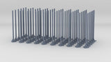 1/35 DKM Raumboote R-301 Hull Handrails Set (60pcs)