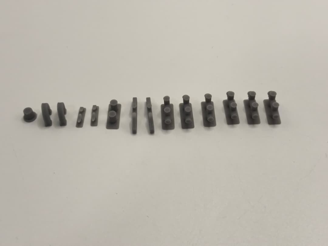 1/35 DKM Schnellboot Amidships Bitts Set (14pcs) Protosoon – alternate view