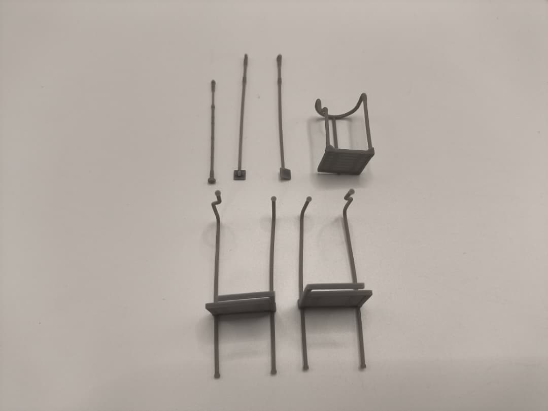 1/35 DKM Schnellboot Bridge Railings Set (5pcs) Protosoon – alternate view