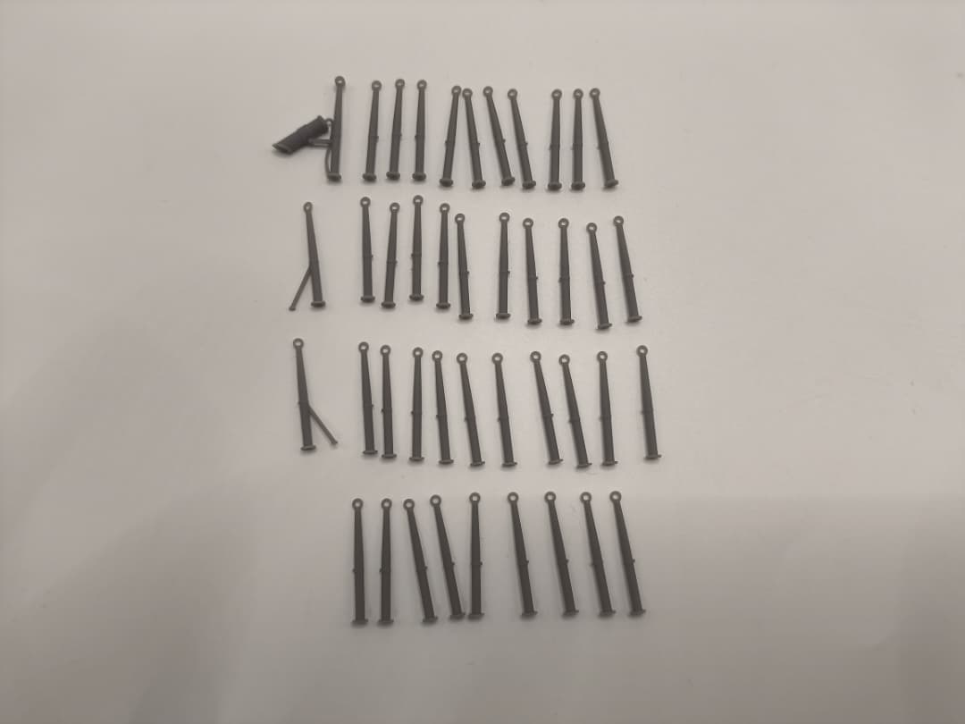 1/35 DKM Schnellboot Hull Handrails Set (42pcs) Protosoon – alternate view